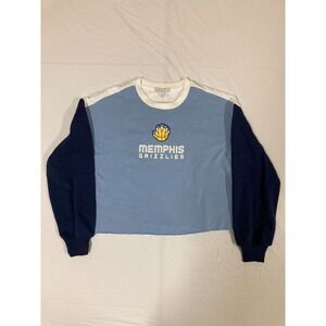 Memphis Grizzlies Sweatshirt Basketball Women's Wear by Erin Andrews  - Small